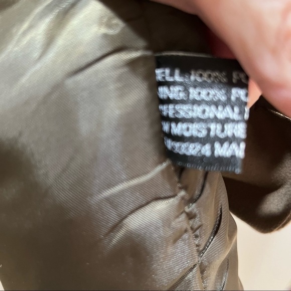 Georgio Giovanno Brown Ultra Suede Sport Coat 3 Button Front Sz 40R - Picture 8 of 9